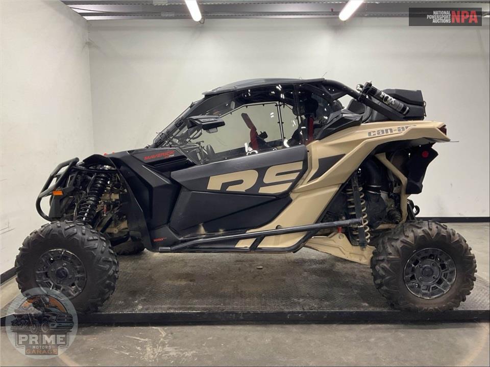 2021 Can-Am MAVERICK X3 X RS TURBO RR (DESERT TAN & CARBON BLACK) — фото 3