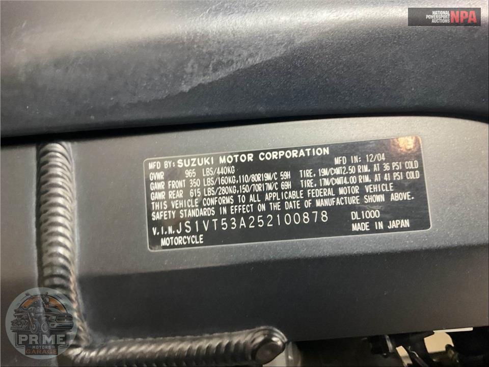 2005 Suzuki DL1000K5 V-STROM — фото 33