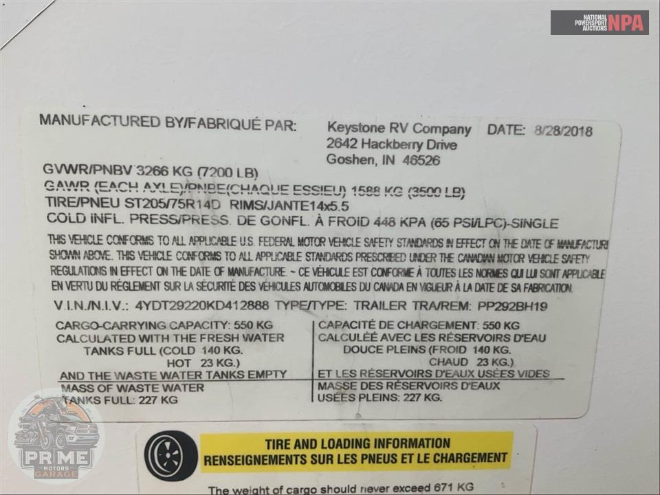 2019 Keystone Rv M-292BH PASSPORT SL SERIES — фото 65