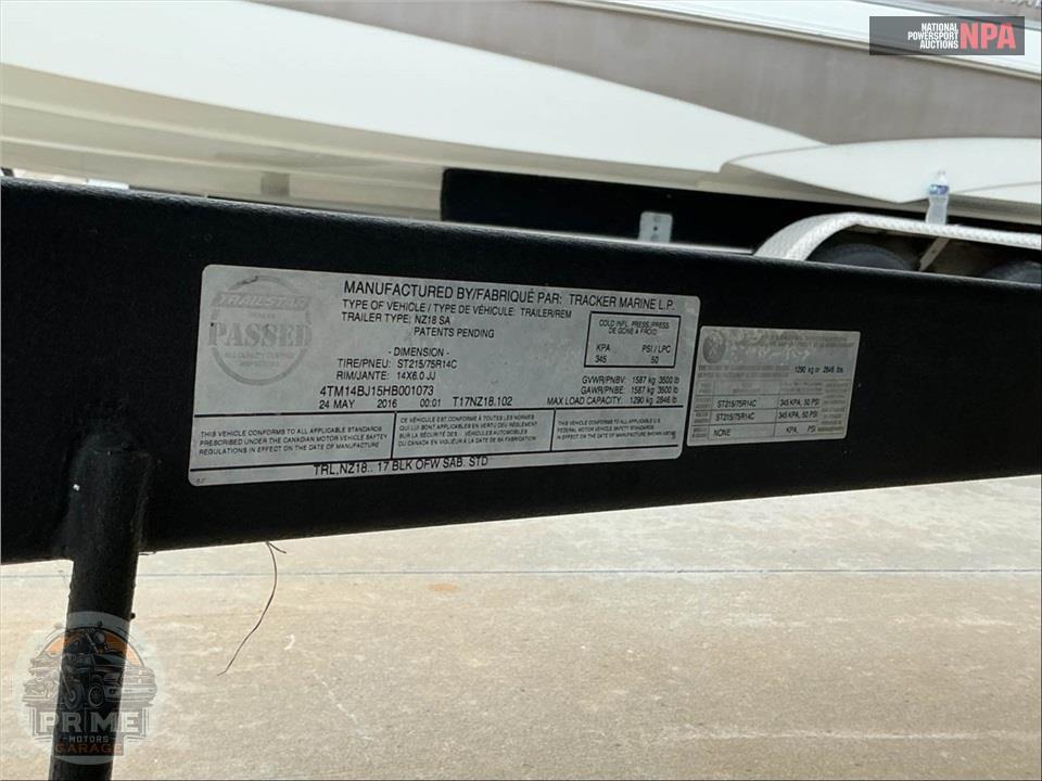 2017 Tracker Marine Z18 DC(**) NITRO SERIES L=19/E=1-150HP MERCURY OB — фото 21