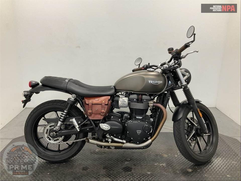 2020 Triumph STREET TWIN 900 (MATTE IRONSTONE) — фото 1