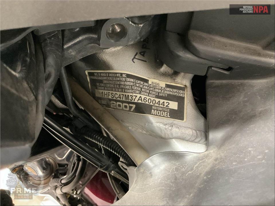 2007 Honda GL1800BM7 GOLDWING — фото 29