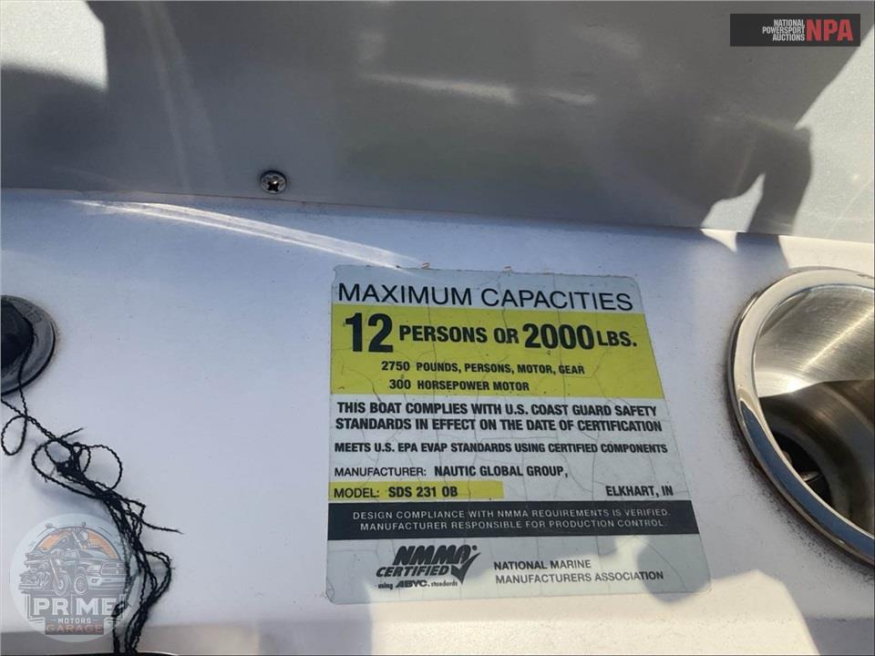 2013 Hurricane Boat SUNDECK SPORT 231 L=23/E=1-250HP YAMAHA OB — фото 6
