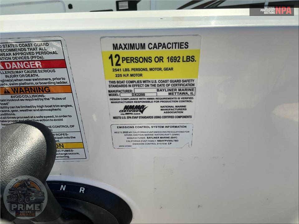2022 Bayliner Marine DX2200(***)DECK BOAT SERIES L=22/E=1-150HP MERCURY OB — фото 6
