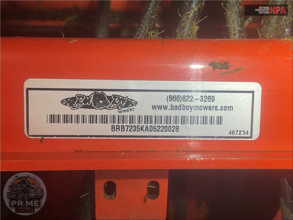 2022 Bad Boy Mowers REBEL 72" KAW FX1000 35HP — фото 20