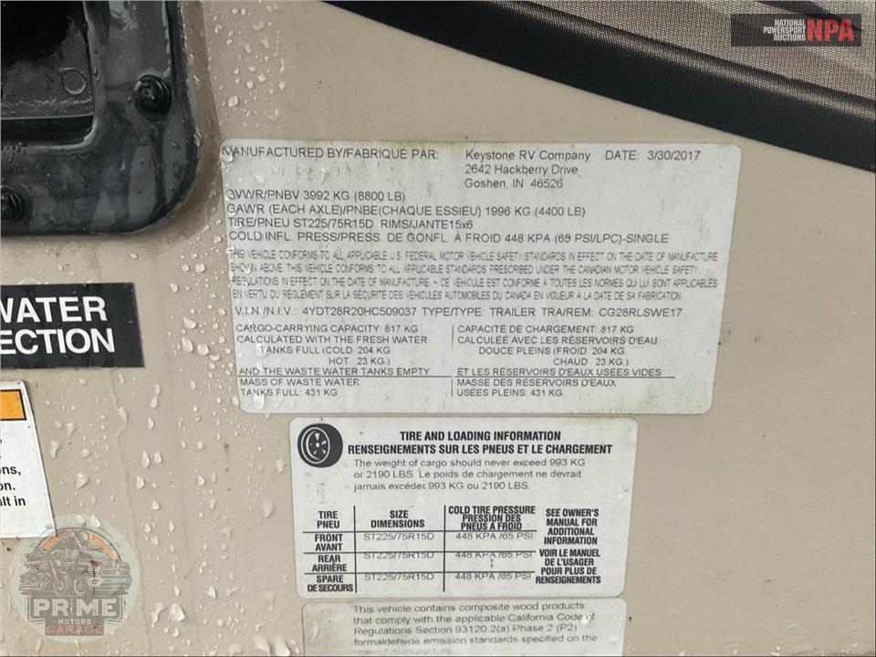 2017 Keystone Rv M-28 RLSWE - COUGAR SERIES — фото 63
