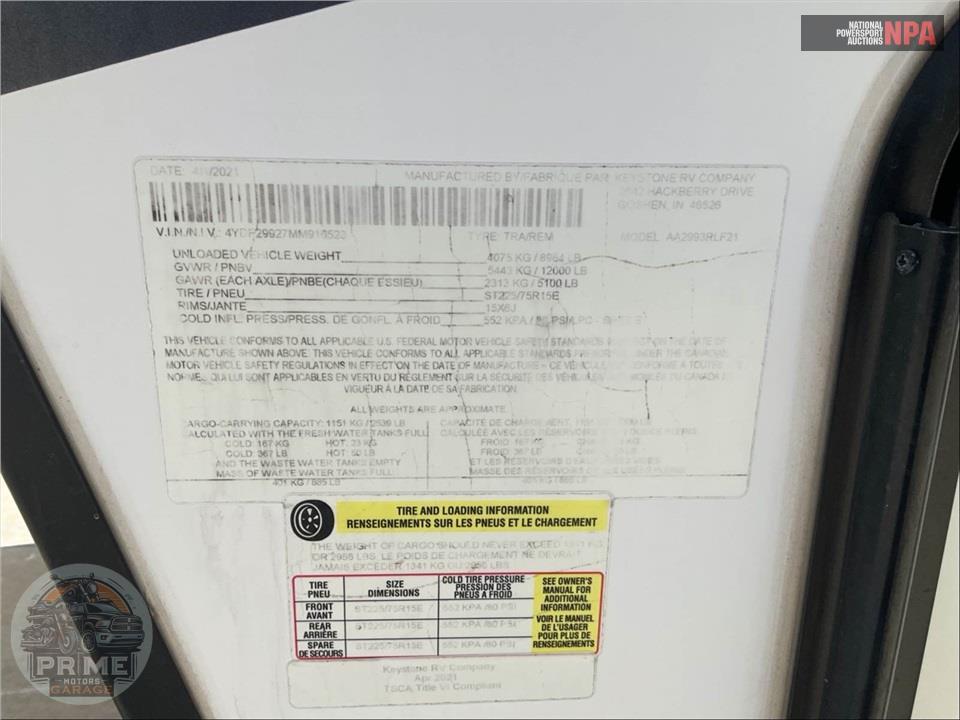2021 Astoria M-2993RLF - 1500 FIFTH WHEEL SERIES — фото 46
