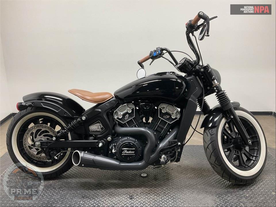 2018 Indian Motorcycle SCOUT BOBBER (BLACK) — фото 1