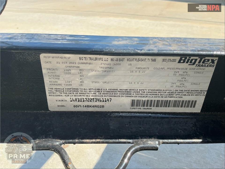 2026 Big Tex Trailers 14BK4RG2B — фото 17