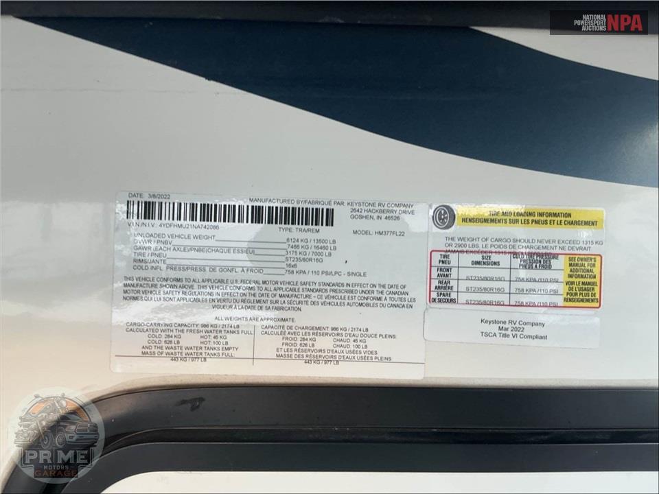 2022 Keystone Rv M-377 FL MONTANA HIGH COUNTRY FIFTH WHEEL SERIES — фото 63
