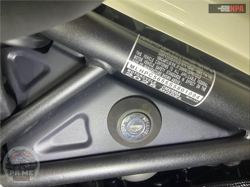 2025 Honda CMX500A REBEL 500 (ABS) — фото 11