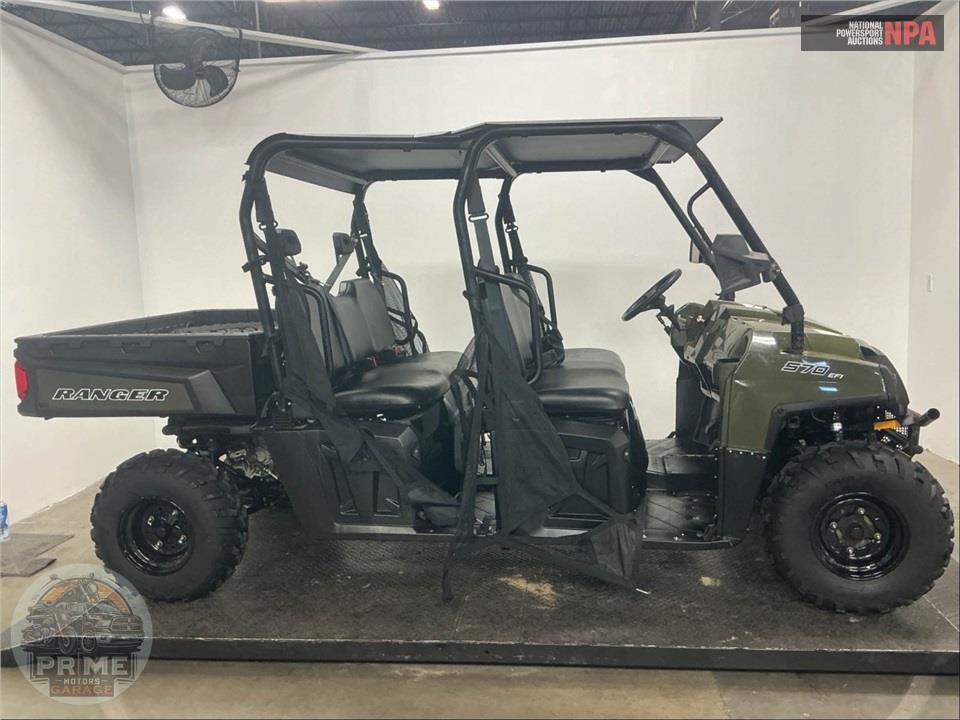 2024 Polaris RANGER CREW 570 FULL-SIZE GREEN — фото 1