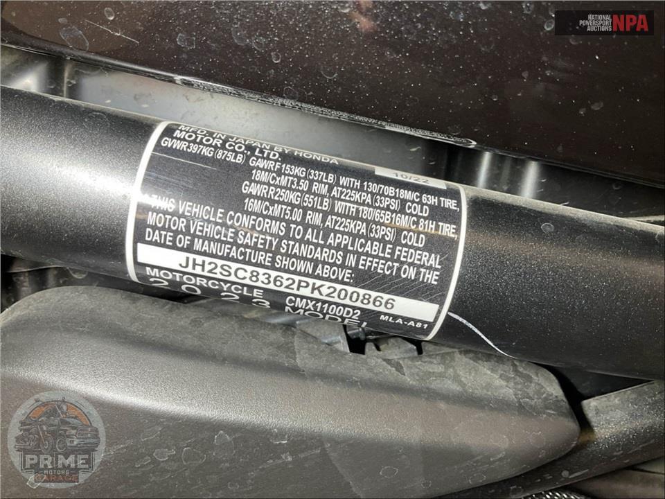 2023 Honda CMX1100D2 REBEL 1100T DCT — фото 31