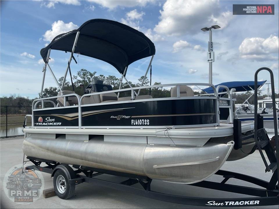 2021 Tracker Marine BASS BUGGY 16 XL SUN TRACKER SERIES L=18/E=1-50HP MERCURY OB — фото 1