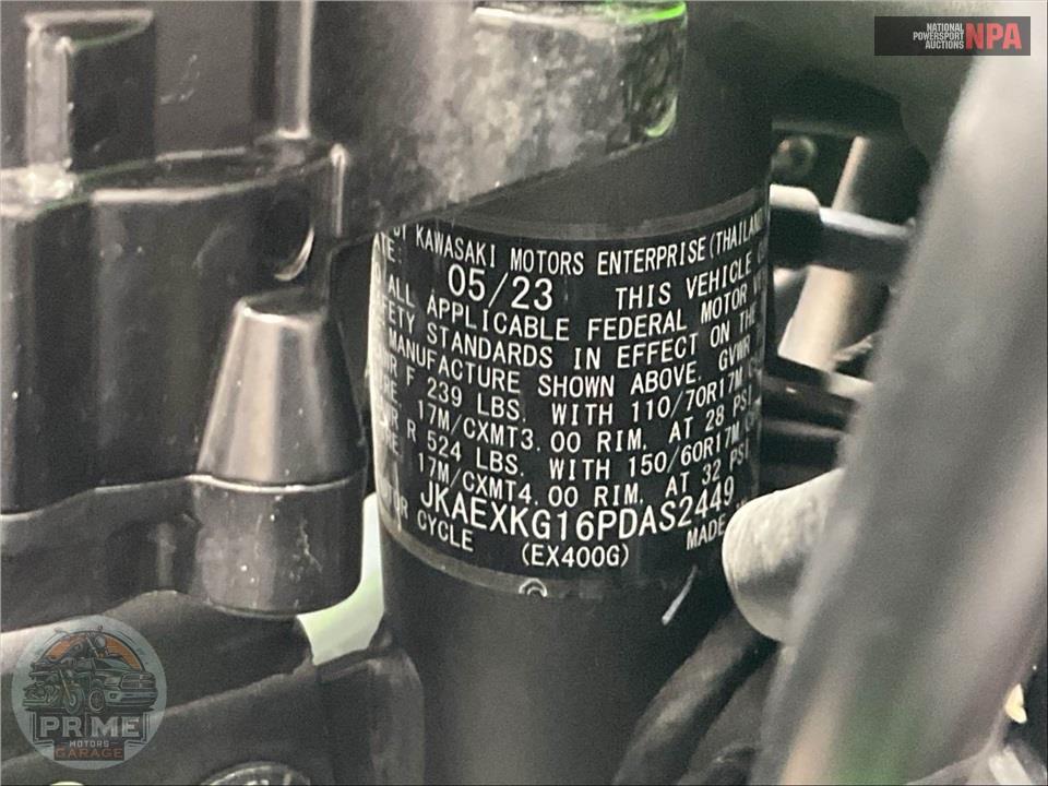 2023 Kawasaki EX400GPFAN NINJA 400 KRT (ABS) — фото 18