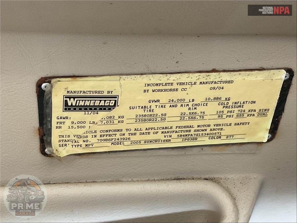 2005 Itasca M-38R-WORKHORSE (**) - SUNCRUISER SERIES — фото 92