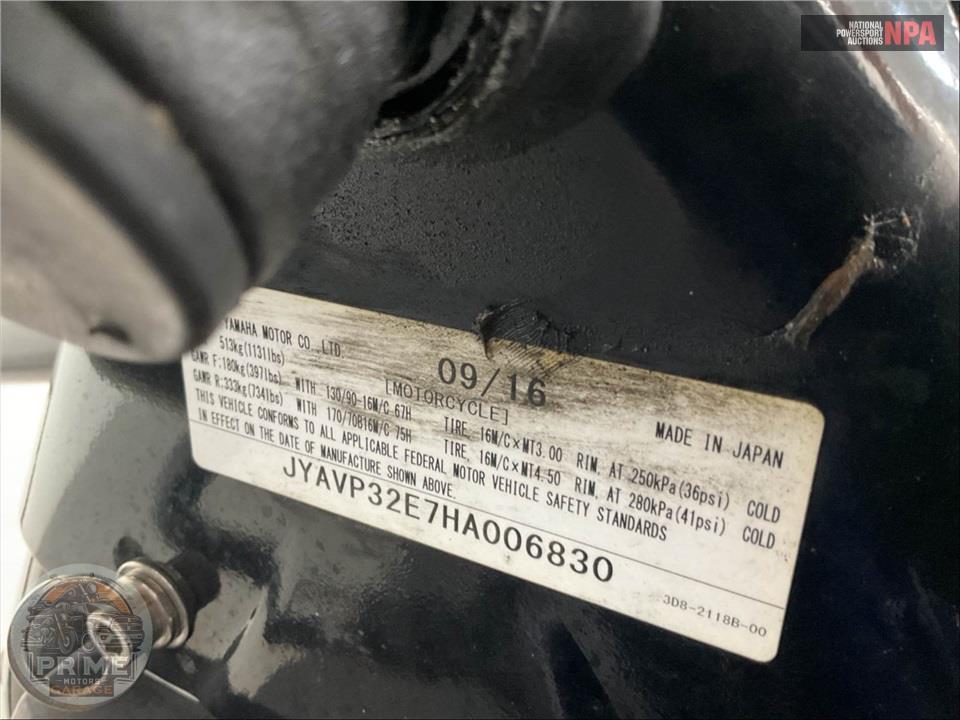 2017 Yamaha XVS13BGHB V STAR 1300 DELUXE — фото 33