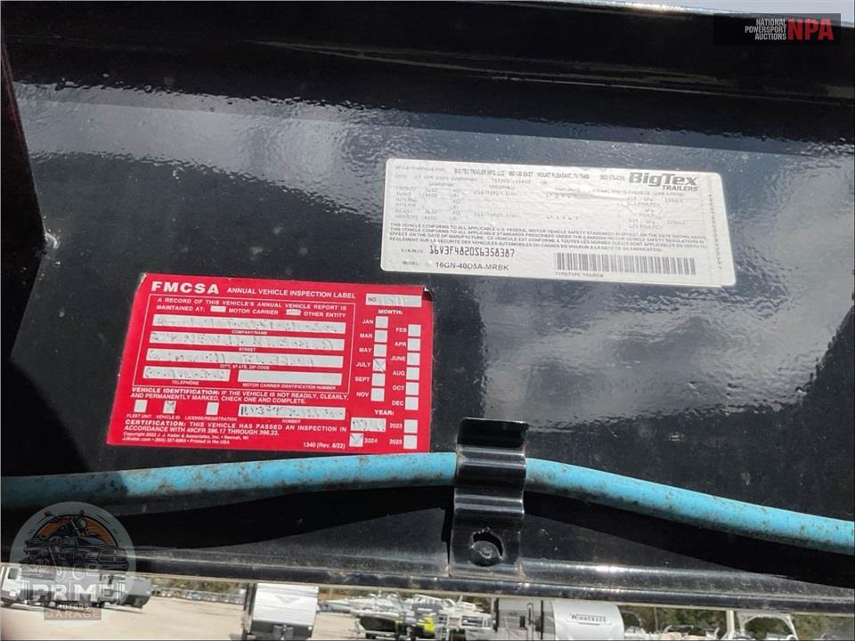 2025 Big Tex Trailers 16GN-40D5A-MRBK — фото 21