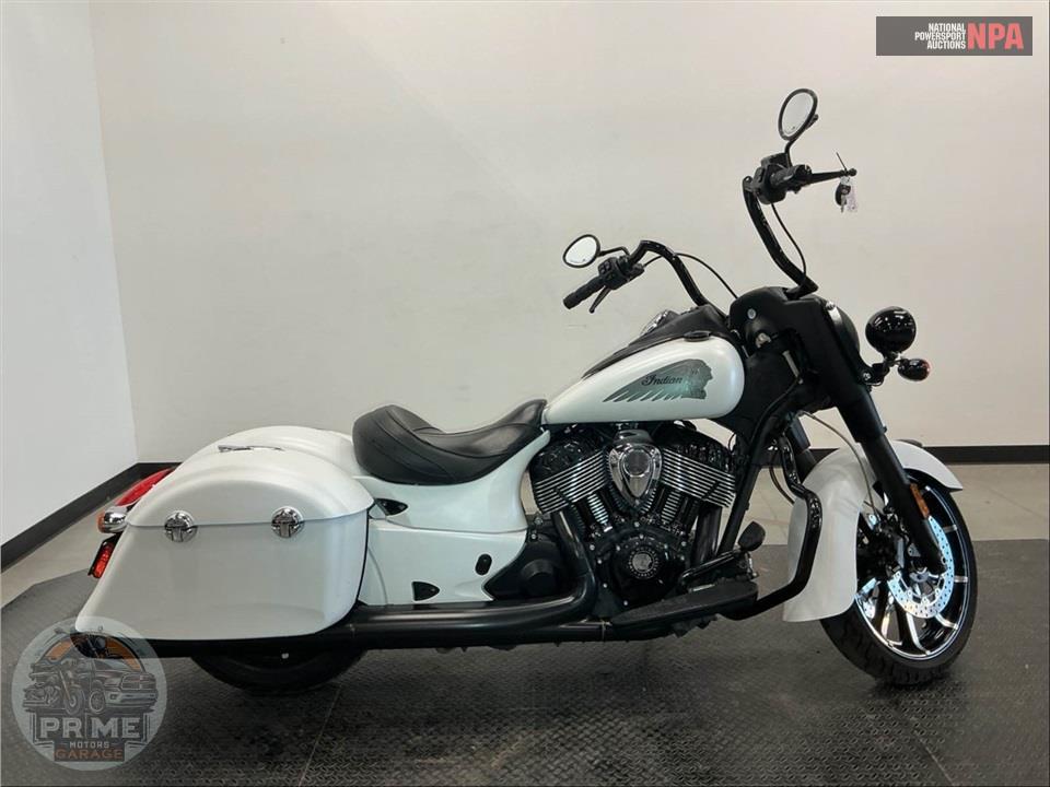 2019 Indian Motorcycle SPRINGFIELD DARK HORSE (WHITE SMOKE) — фото 1