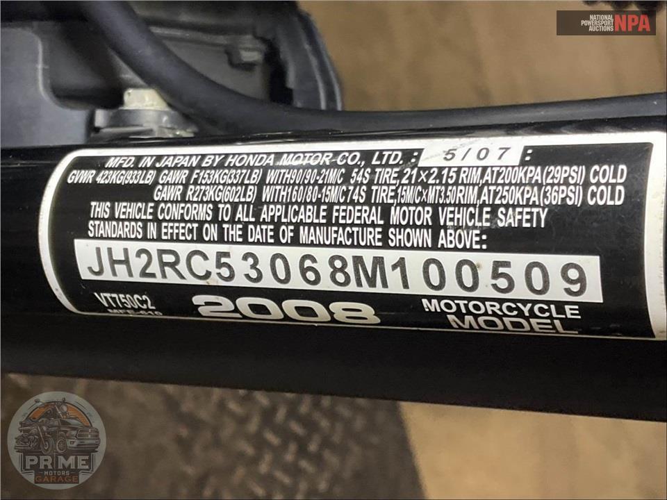 2008 Honda VT750C28 SHADOW SPIRIT — фото 37