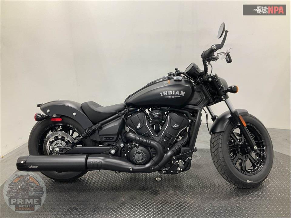 2025 Indian Motorcycle SCOUT BOBBER LIMITED WITH TECHNOLOGY PACKAGE (BLACK) — фото 1