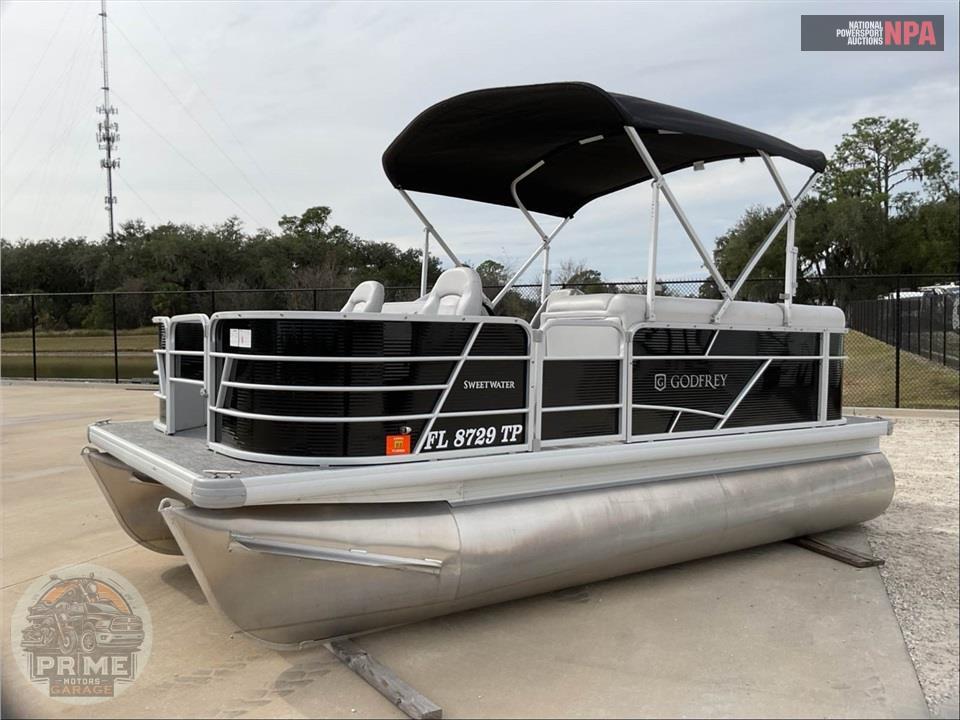 2023 Godfrey Pontoon Boats 1680 CX(*)SWEETWATER XPERIENCE SERIES L=17/E=1-60HP MERCURY OB — фото 2