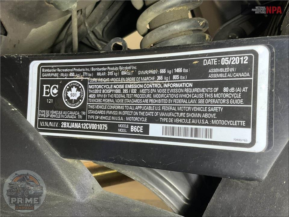 2012 Can-Am SPYDER RS-S SE5 — фото 32