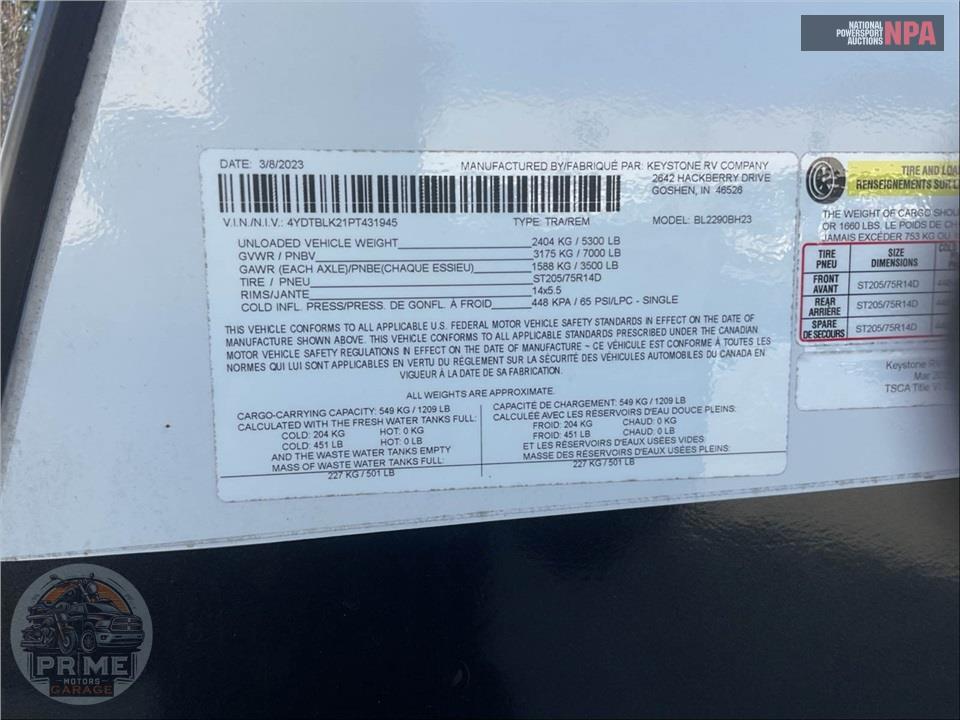 2023 Keystone Rv M-2290 BH - BULLET CROSSFIRE SERIES — фото 43