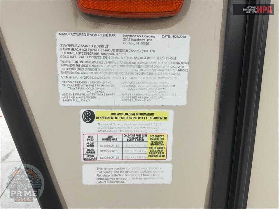 2018 Keystone Rv M-366 RDS COUGAR FIFTH WHEEL SERIES — фото 77