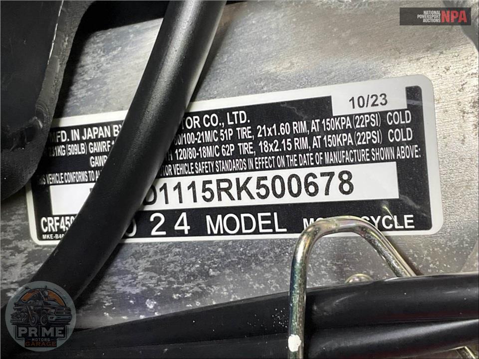2024 Honda CRF450RL — фото 14