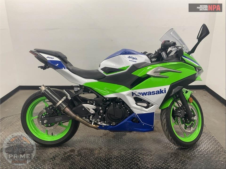 2024 Kawasaki EX500JRFBL NINJA 500 SE 40TH ANNIVERSARY — фото 1