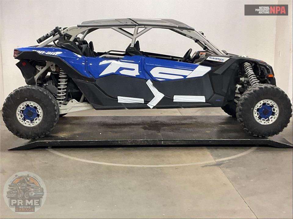 2023 Can-Am MAVERICK X3 MAX X RS TURBO RR 72 (BLUE/TAN/RED) — фото 1