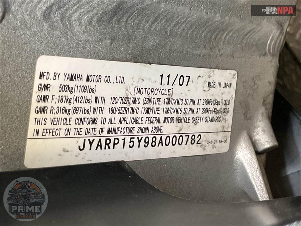 2008 Yamaha FJR1300 ELECTRIC SHIFT ABS CA MODEL — фото 32