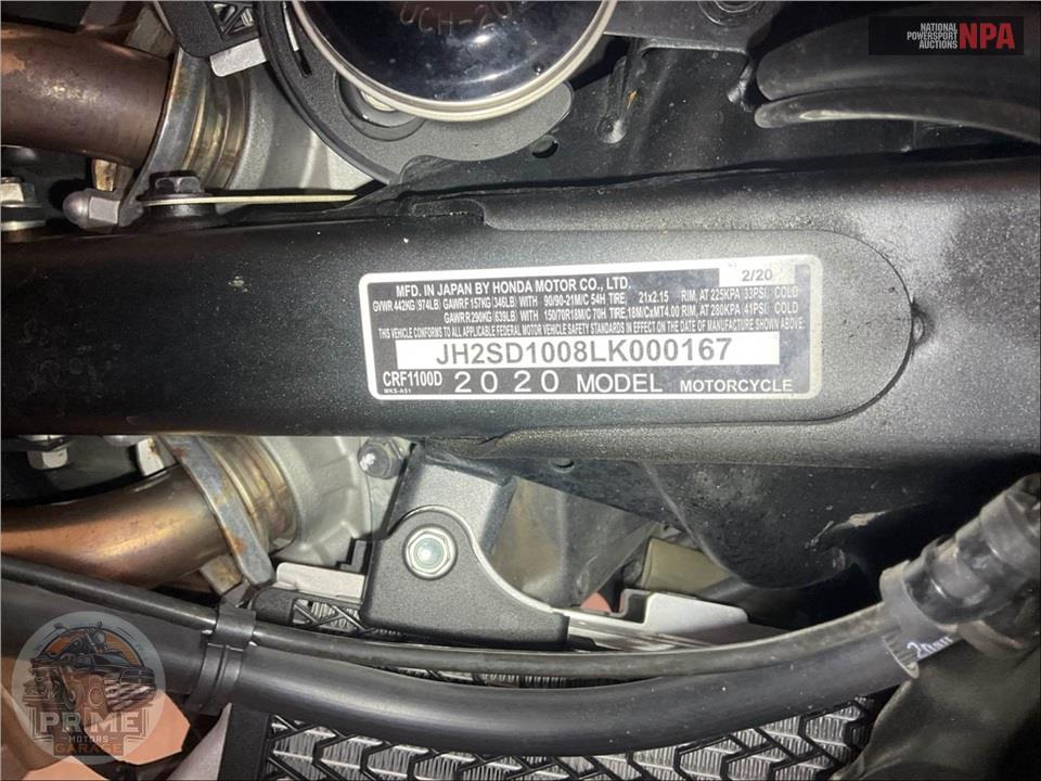2020 Honda CRF1100D AFRICA TWIN (DCT) — фото 42