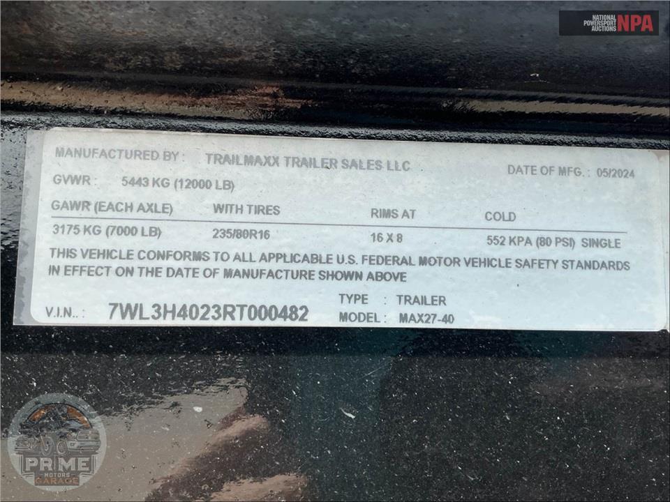 2024 Trail Maxx Trailers MAX27-40 — фото 19