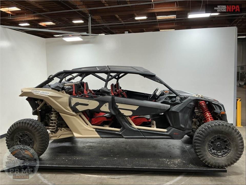 2023 Can-Am MAVERICK X3 MAX X RS TURBO RR 72 (BLUE/TAN/RED) — фото 1
