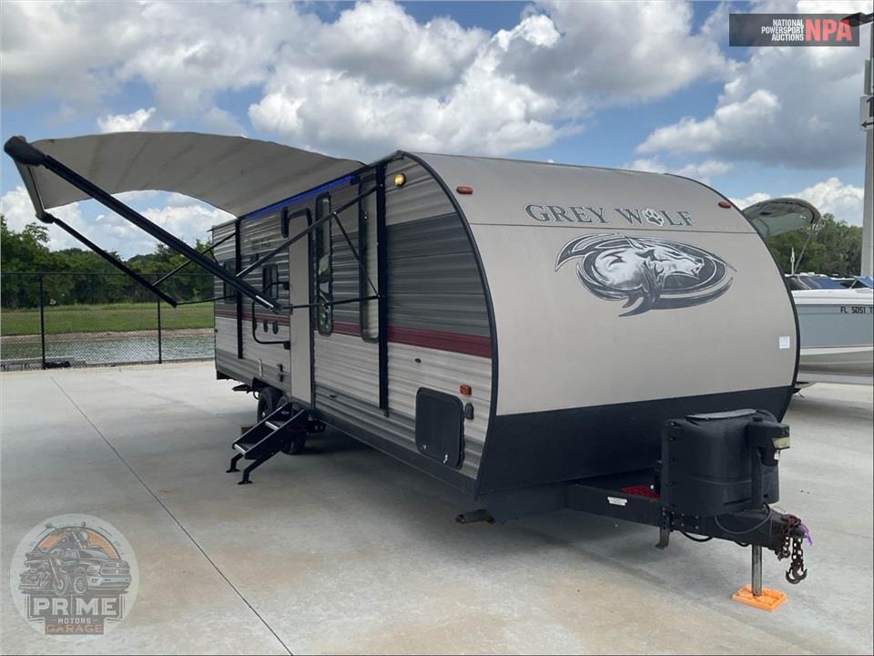 2018 CHEROKEE BY FOREST RIVER M-22RR - GREY WOLF TOY HAULER SERIES