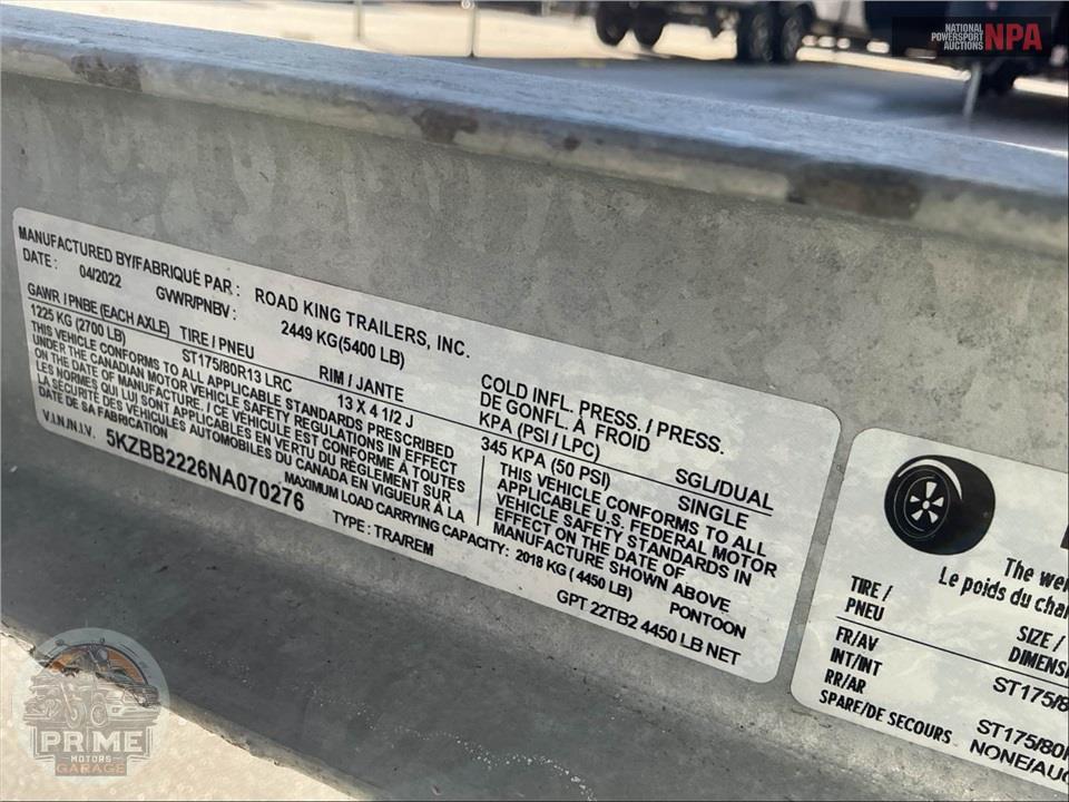 2022 Godfrey Marine 2286 SB(*) SWEETWATER SERIES L=23/E=1-115HP MERCURY OB — фото 31