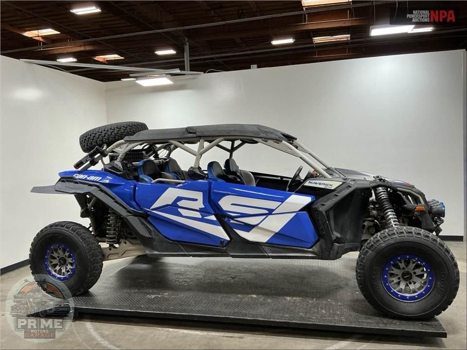2023 Can-Am MAVERICK X3 MAX X RS TURBO RR 72 (BLUE/TAN/RED) — фото 1