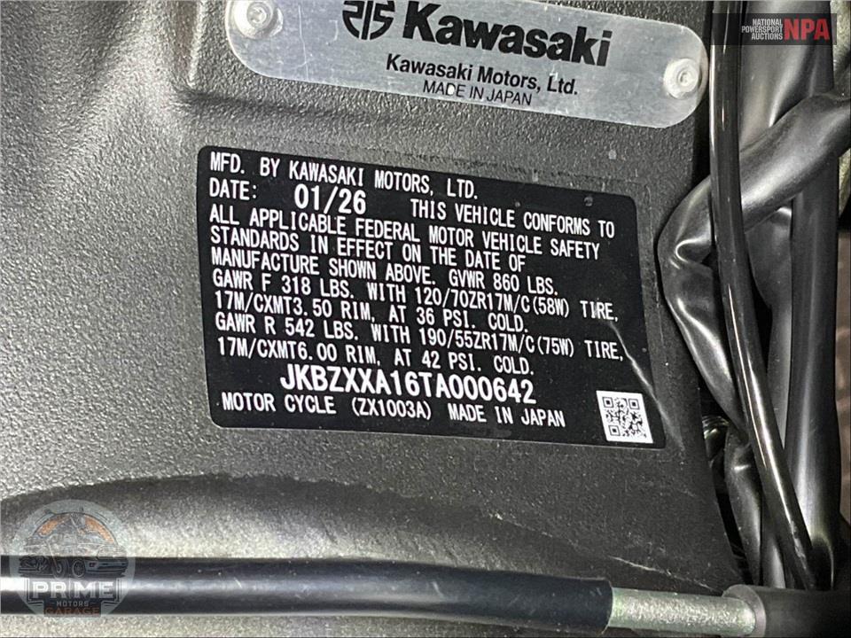 2026 Kawasaki ZX1003BTFAN NINJA ZX-10R ABS — фото 20