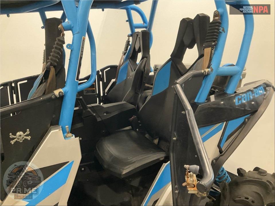 2017 Can-Am MAVERICK MAX 1000R X MR (HYPER SILVER, BLACK & OCTANE BLUE) — фото 35