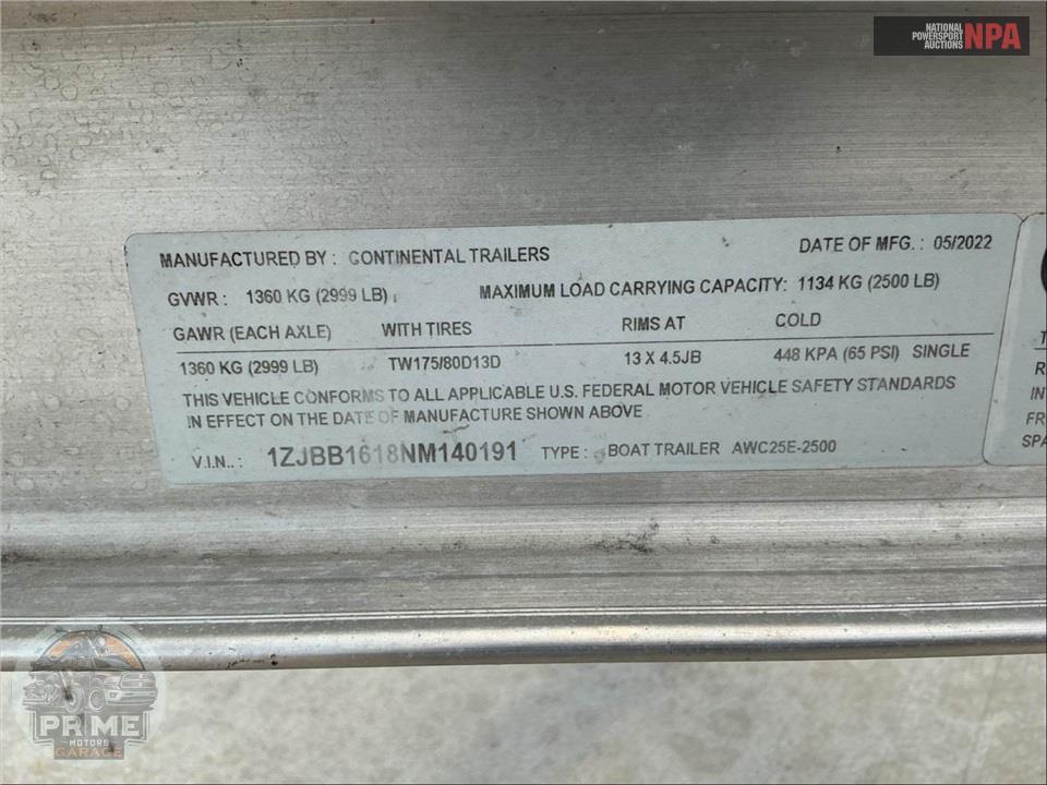2023 Continental Trailers AWC25E-2500 — фото 19