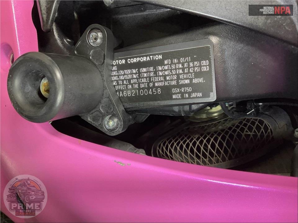 2011 Suzuki GSX-R750L1 — фото 44