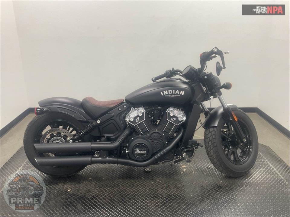 2021 Indian Motorcycle SCOUT BOBBER (ABS, BLACK SMOKE) — фото 1