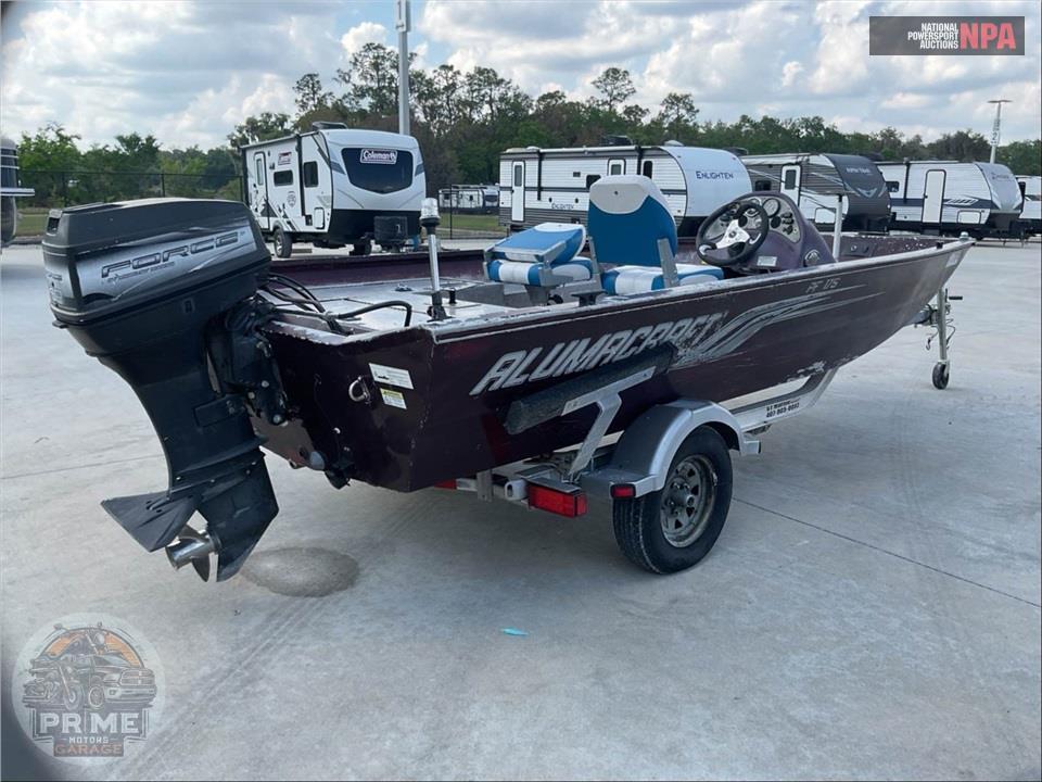 2013 Alumacraft Boat Co PF 175 L=17/E=1-40HP FORCE OB — фото 4