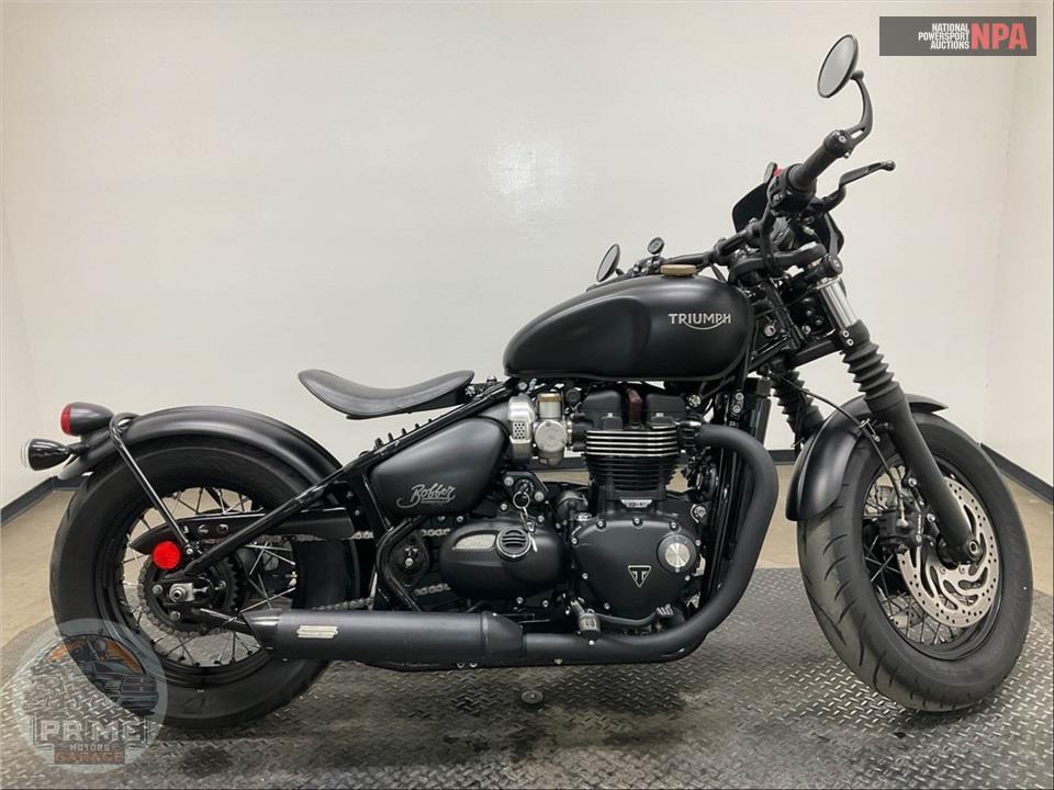 2018 Triumph BONNEVILLE BOBBER (BLACK) — фото 1