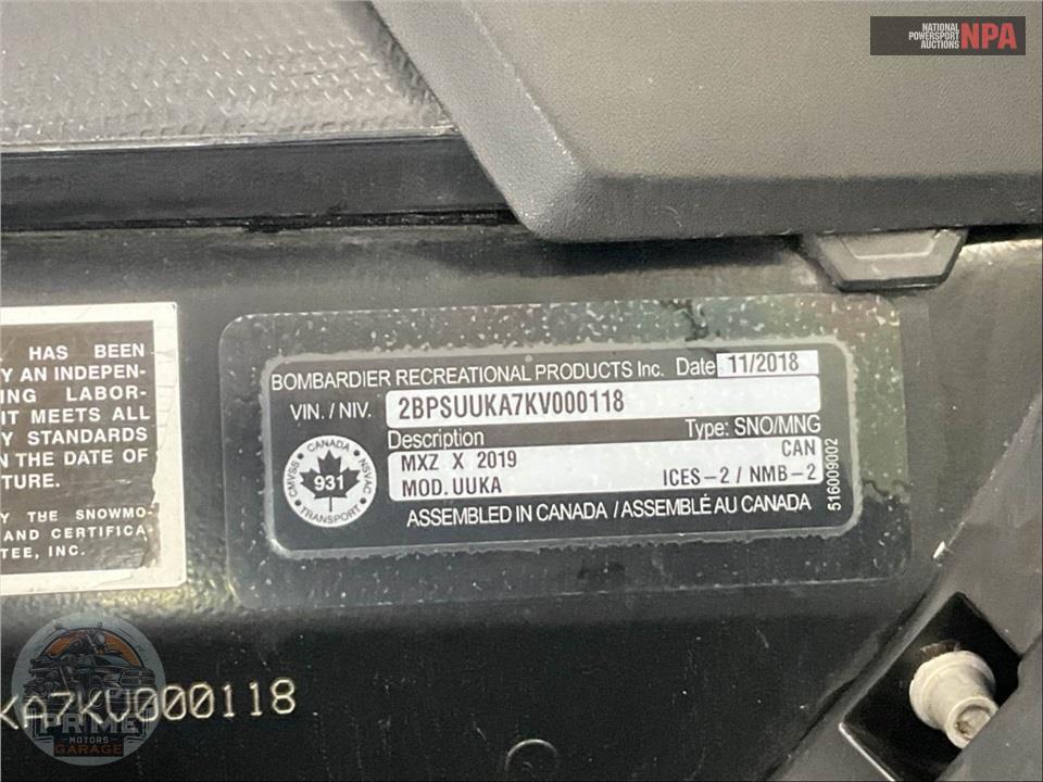 2019 Ski-Doo MXZ X 850 E-TEC E.S. RipSaw — фото 24