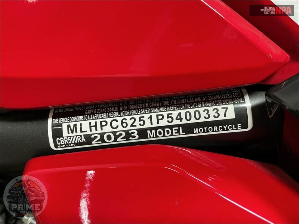 2023 Honda CBR500RA (ABS) — фото 22