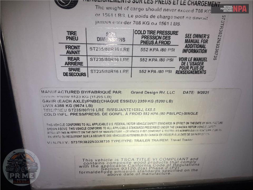 2022 Grand Design Recreational Vehicles M-315RLTS - REFLECTION SERIES — фото 44