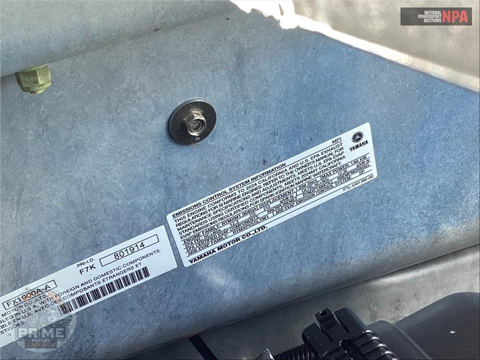 2024 Yamaha WAVERUNNER FX CRUISER HO WITH AUDIO — фото 18